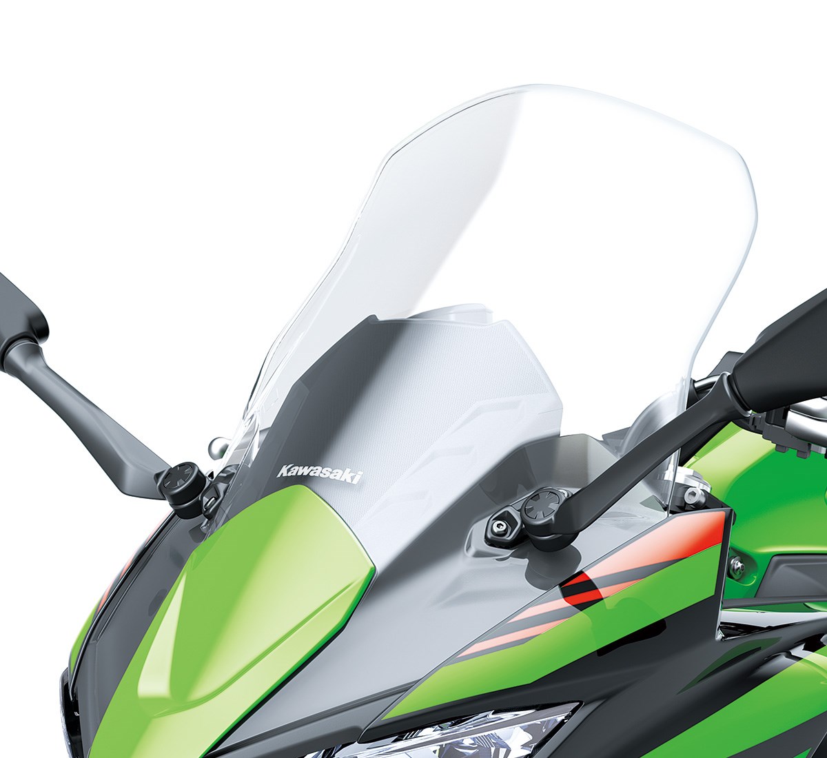 Motorcycle ABS Windshield Windscreen For KAWASAKI 2017-2018 Ninja 650 EX650  AT2